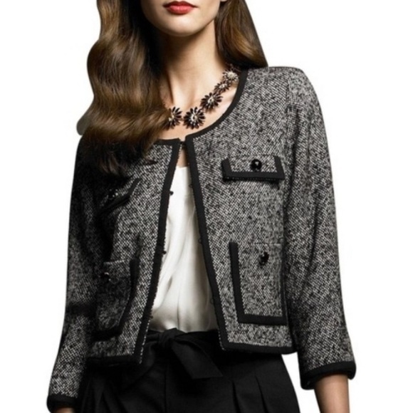 Kate Spade Metallic Tweed Jacket size 4